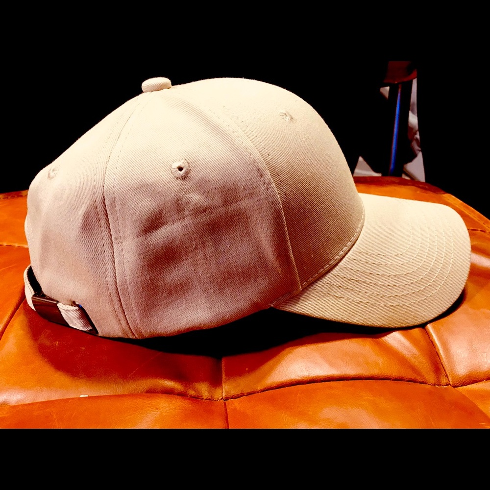 Mens Tan Baseball Cap